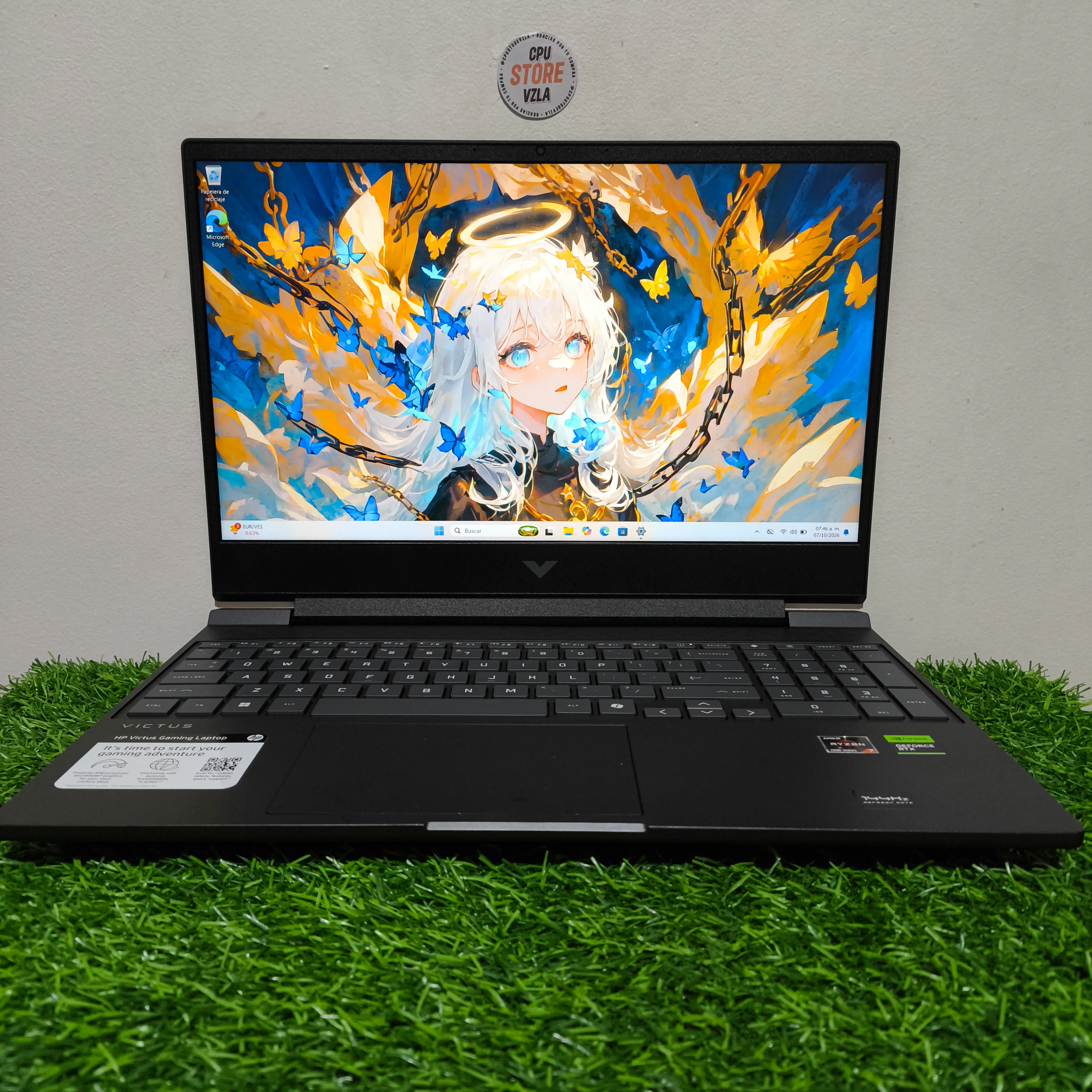HP Victus 15-fb3093dx 15.6″ FHD 144 Hz · AMD Ryzen 7 7445HS · RTX 4050 · 16 GB · 512 GB NVMe M.2