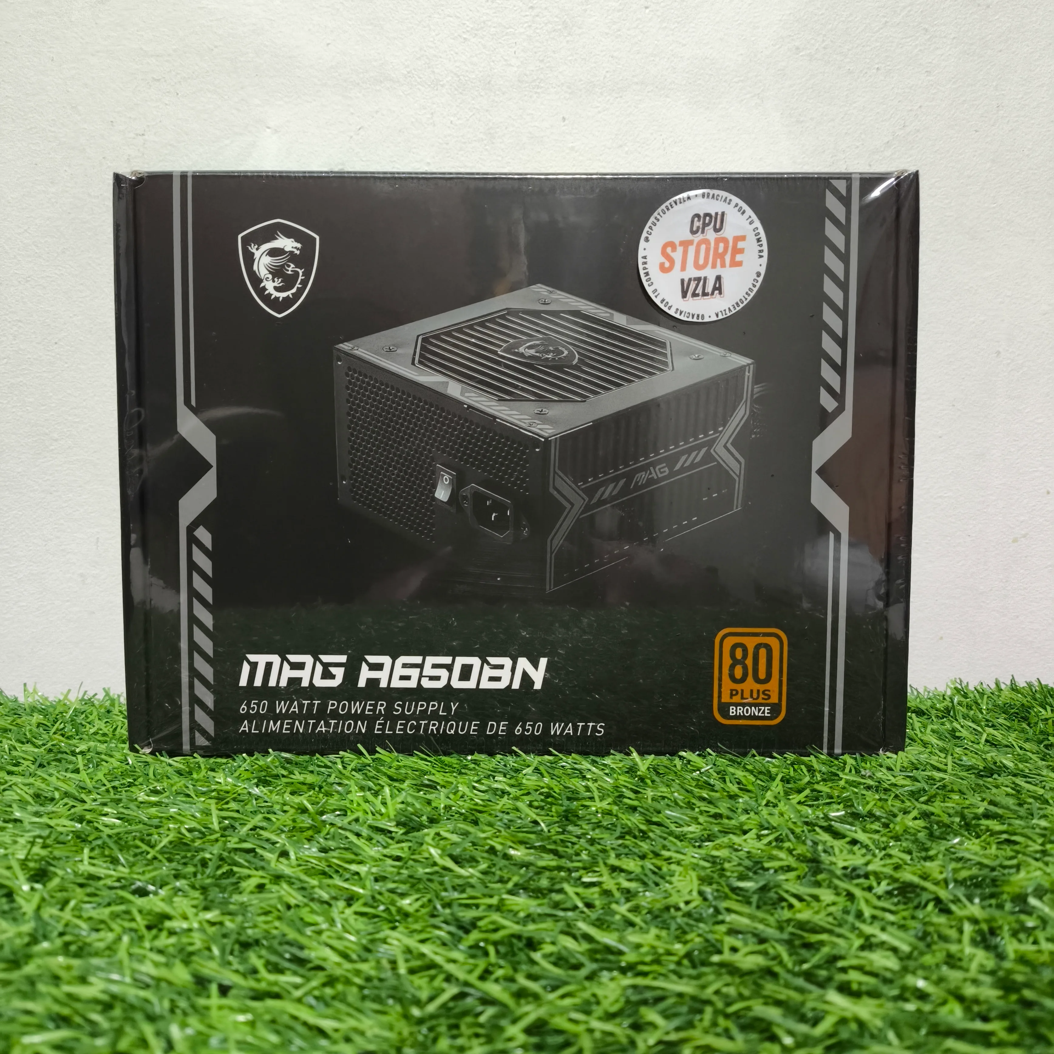 MSI MAG A650BN 650W 80 PLUS Bronze ATX - Fuente de poder