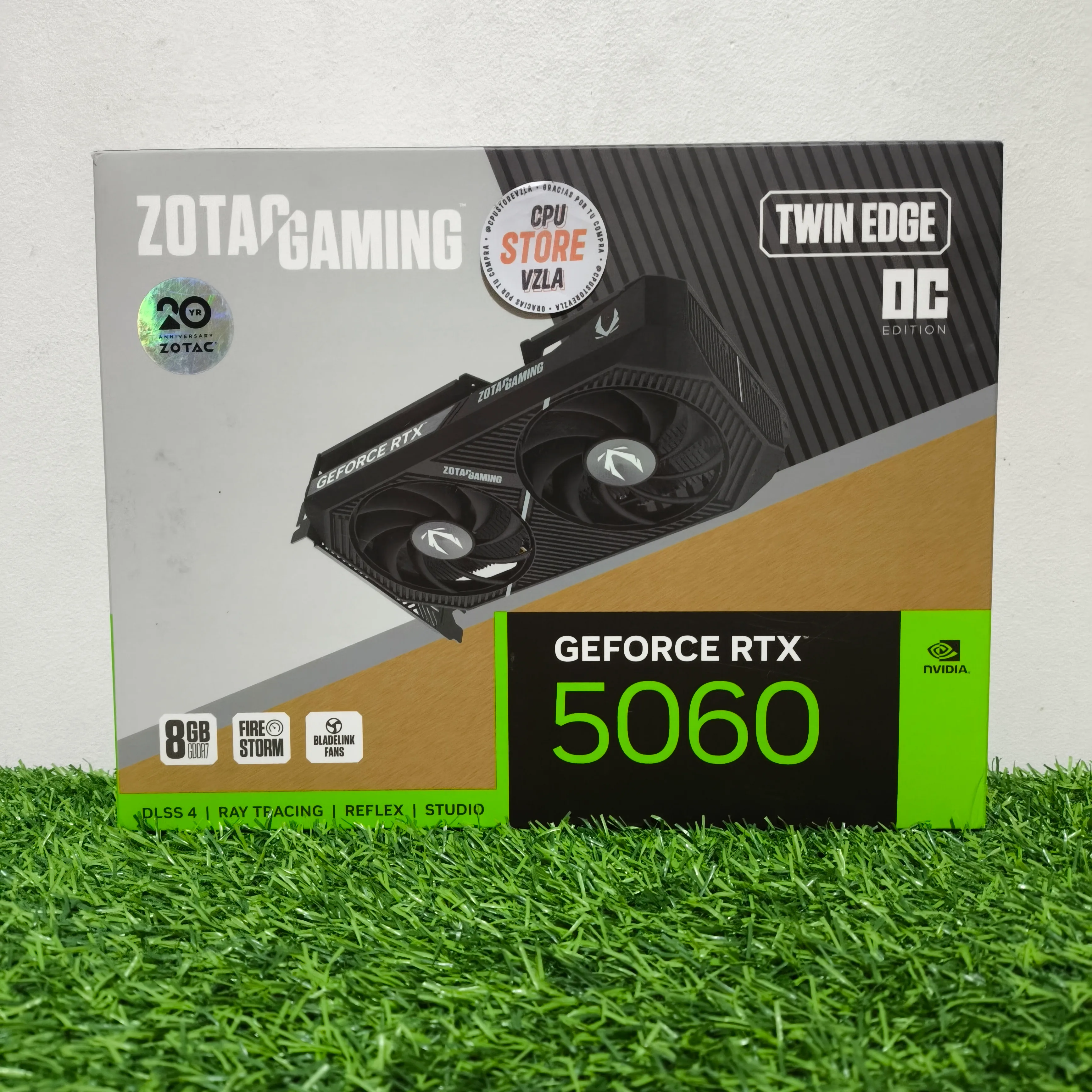 ZOTAC GAMING GeForce RTX 5060 Twin Edge OC 8GB GDDR7 - PCIe 5.0 - DLSS 4